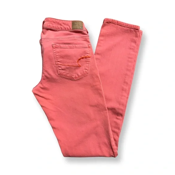 American Eagle 6 Long Skinny Stretch Jeans - Picture 4 of 7